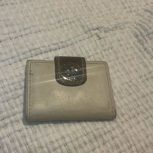 Coach cream colored wallet